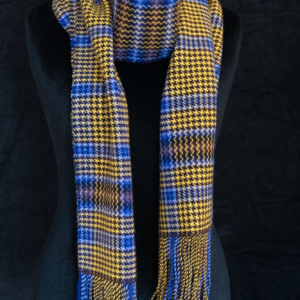 Prairietooth Wool Houndstooth Scarf